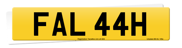 Registration number FAL 44H
